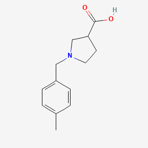 1-[(4-Methylphenyl)methyl]pyrrolidine-3-carboxylic acid