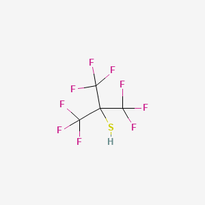 molecular formula C4HF9S B14685531 1,1,1,3,3,3-Hexafluoro-2-(trifluoromethyl)propane-2-thiol CAS No. 32308-82-0