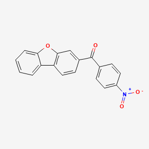 molecular formula C19H11NO4 B14685557 (Dibenzo[b,d]furan-3-yl)(4-nitrophenyl)methanone CAS No. 32460-65-4