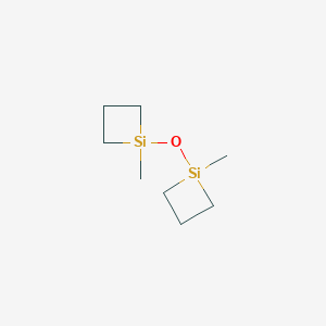 molecular formula C8H18OSi2 B14685560 1,1'-Oxybis(1-methylsiletane) CAS No. 26341-96-8