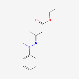 Ethyl (E)-3-(N'-methyl-N'-phenylhydrazono)-2-butanoate