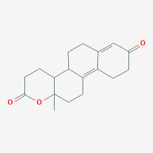 12a-Methyl-3,4,4a,4b,5,6,9,10,11,12-decahydronaphtho[2,1-f]chromene-2,8-dione