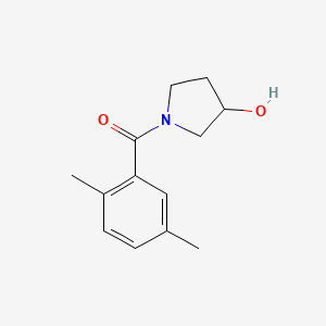 molecular formula C13H17NO2 B1468563 1-(2,5-Dimethylbenzoyl)pyrrolidin-3-ol CAS No. 1339444-93-7