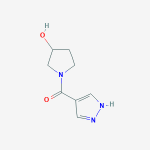 1-(1H-pyrazole-4-carbonyl)pyrrolidin-3-ol