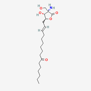 molecular formula C21H37NO5 B14685657 Anhydromyriocin CAS No. 35891-69-1