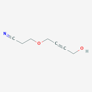 Propanenitrile, 3-[(4-hydroxy-2-butynyl)oxy]-