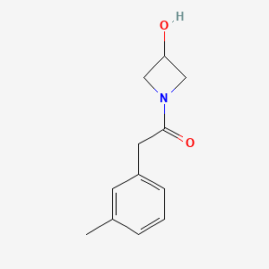 1-(3-Hydroxyazetidin-1-yl)-2-(3-methylphenyl)ethan-1-one