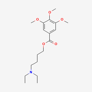 Benzoic acid, 3,4,5-trimethoxy-, 4-(diethylamino)butyl ester