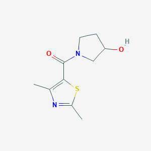 1-(2,4-Dimethyl-1,3-thiazole-5-carbonyl)pyrrolidin-3-ol