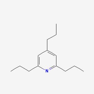 molecular formula C14H23N B14685753 2,4,6-Tripropylpyridine CAS No. 33354-91-5