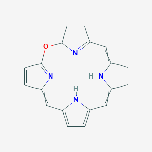 2-oxa-21,22,23,24-tetrazapentacyclo[16.2.1.13,6.18,11.113,16]tetracosa-1(21),4,6(24),7,9,11,13,15,17,19-decaene