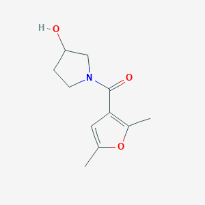 1-(2,5-Dimethylfuran-3-carbonyl)pyrrolidin-3-ol