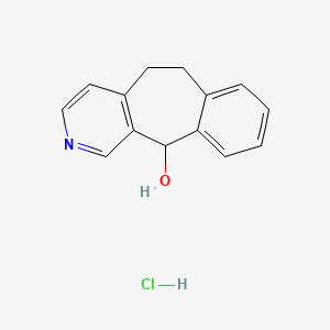 11H-Benzo(5,6)cyclohepta(1,2-c)pyridin-11-ol, 5,6-dihydro-, hydrochloride