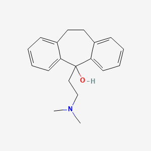 5H-DIBENZO(a,d)CYCLOHEPTEN-5-OL, 10,11-DIHYDRO-5-(2-DIMETHYLAMINOETHYL)-