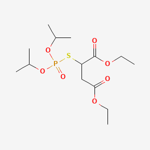 molecular formula C14H27O7PS B14685820 Di-iso-propyl malaoxon CAS No. 25017-57-6