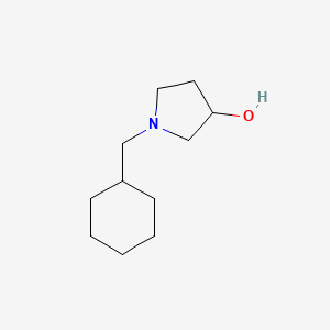 molecular formula C11H21NO B1468584 1-(环己基甲基)吡咯烷-3-醇 CAS No. 939776-33-7