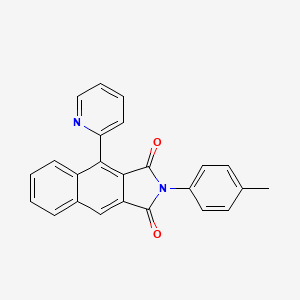 2-(4-Methylphenyl)-4-(pyridin-2-yl)-1h-benzo[f]isoindole-1,3(2h)-dione