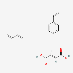 molecular formula C16H18O4 B14685887 buta-1,3-diene;(E)-but-2-enedioic acid;styrene CAS No. 24938-12-3