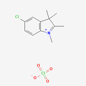 3H-Indolium, 5-chloro-1,2,3,3-tetramethyl-, perchlorate