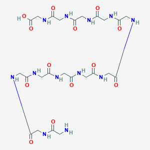 molecular formula C24H38N12O13 B14685954 Glycylglycylglycylglycylglycylglycylglycylglycylglycylglycylglycylglycine CAS No. 31688-27-4