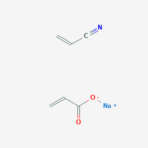 molecular formula C6H6NNaO2 B14685963 Sodium;prop-2-enenitrile;prop-2-enoate CAS No. 27638-19-3