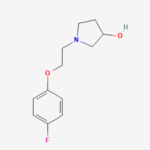 1-[2-(4-Fluorophenoxy)ethyl]pyrrolidin-3-ol