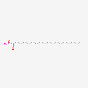 molecular formula C18H35O2Rb B14686018 Rubidium stearate CAS No. 26121-36-8