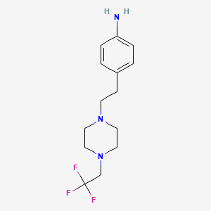 4-{2-[4-(2,2,2-Trifluoroethyl)-piperazin-1-yl]-ethyl}-phenylamine