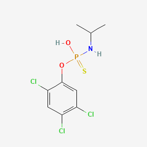 molecular formula C9H11Cl3NO2PS B14686063 Dowco 133 CAS No. 35944-83-3