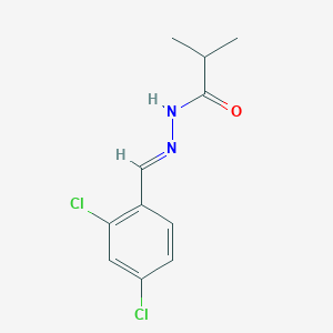 Isobutyric acid, (2,4-dichlorobenzylidene)hydrazide