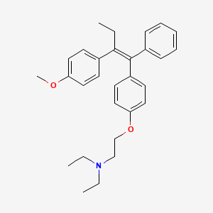 2-(p-(2-(p-Methoxyphenyl)-1-phenyl-1-butenyl)phenoxy)triethylamine