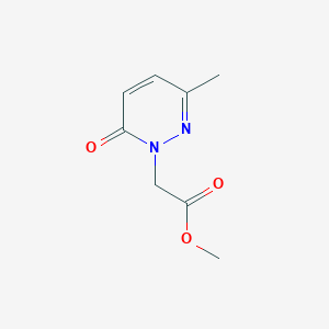 Methyl 2-(3-methyl-6-oxo-1,6-dihydropyridazin-1-yl)acetate