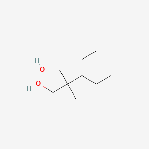 molecular formula C9H20O2 B14686131 1,3-Propanediol, 2-(1-ethylpropyl)-2-methyl- CAS No. 25462-52-6