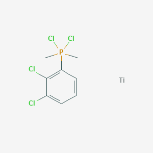 Dichloro-(2,3-dichlorophenyl)-dimethyl-lambda5-phosphane;titanium