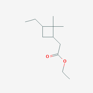 Ethyl 2-(3-ethyl-2,2-dimethylcyclobutyl)acetate