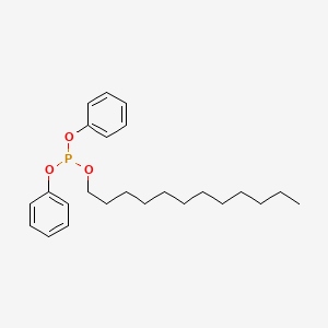 molecular formula C24H35O3P B14686268 Dodecyl diphenyl phosphite CAS No. 32582-20-0