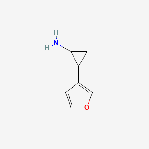 2-(Furan-3-yl)cyclopropan-1-amine