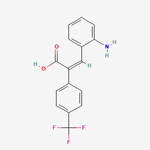 alpha-[4-Trifluoromethylphenyl]-2-aminocinnamic acid