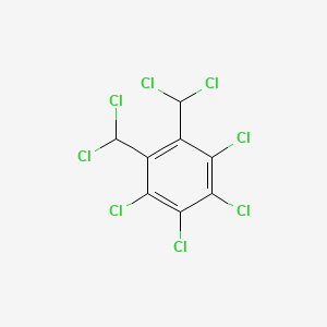 1,2,3,4-Tetrachloro-5,6-bis(dichloromethyl)benzene