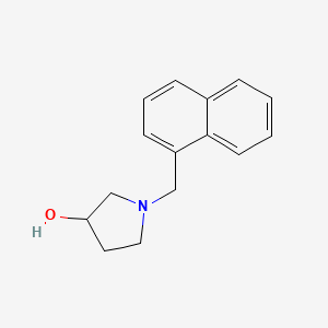 molecular formula C15H17NO B1468629 1-(Naphthalen-1-ylmethyl)pyrrolidin-3-ol CAS No. 1405760-86-2