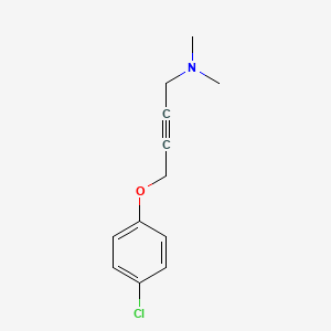 4-(4-Chlorophenoxy)-N,N-dimethylbut-2-yn-1-amine