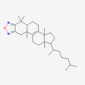 3a,6,6,10a,12a-Pentamethyl-1-(6-methylheptan-2-yl)-2,3,3a,4,5,5a,6,10,10a,11,12,12a-dodecahydro-1h-cyclopenta[7,8]phenanthro[2,3-c][1,2,5]oxadiazole