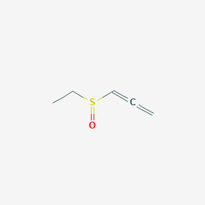 molecular formula C5H8OS B14686333 1-(Ethanesulfinyl)propadiene CAS No. 25558-07-0