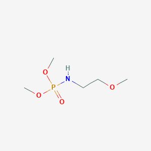 molecular formula C5H14NO4P B14686335 Dimethyl(2-methoxyethyl)phosphoramidate CAS No. 35812-36-3