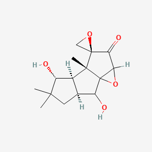 (3S,6R,7R,8S,9S)-2,6-dihydroxy-5,5,8-trimethylspiro[12-oxatetracyclo[6.4.0.01,11.03,7]dodecane-9,2'-oxirane]-10-one