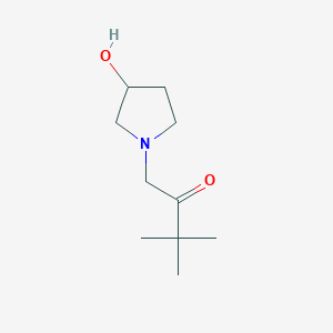1-(3-Hydroxypyrrolidin-1-yl)-3,3-dimethylbutan-2-one
