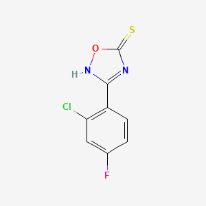 3-(2-Chloro-4-fluorophenyl)-1,2,4-oxadiazole-5-thiol