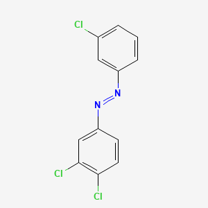 molecular formula C12H7Cl3N2 B14686452 3,3',4'-Trichloroazobenzene CAS No. 28100-20-1