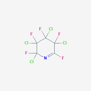 2,3,4,5-Tetrachloro-2,3,4,5,6-pentafluoro-2,3,4,5-tetrahydropyridine