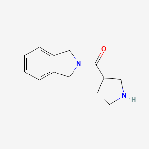 2-(pyrrolidine-3-carbonyl)-2,3-dihydro-1H-isoindole